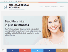 Tablet Screenshot of malligaidental.com